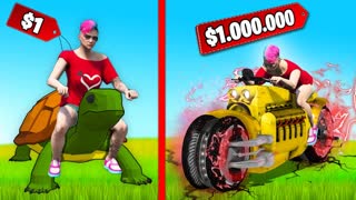 ПРОКАЧАЛ МАШИНУ ЗА $1 ДО МАШИНЫ ЗА $1,000,000 в ГТА 5 ОНЛАЙН (GTA 5 ONLINE)