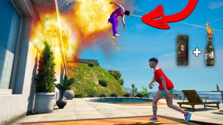 БОМБА ЛИПУЧКА + МОЛОТОВ = НОВЫЙ ТРОЛЛИНГ В ГТА 5 ОНЛАЙН (GTA 5 ONLINE)